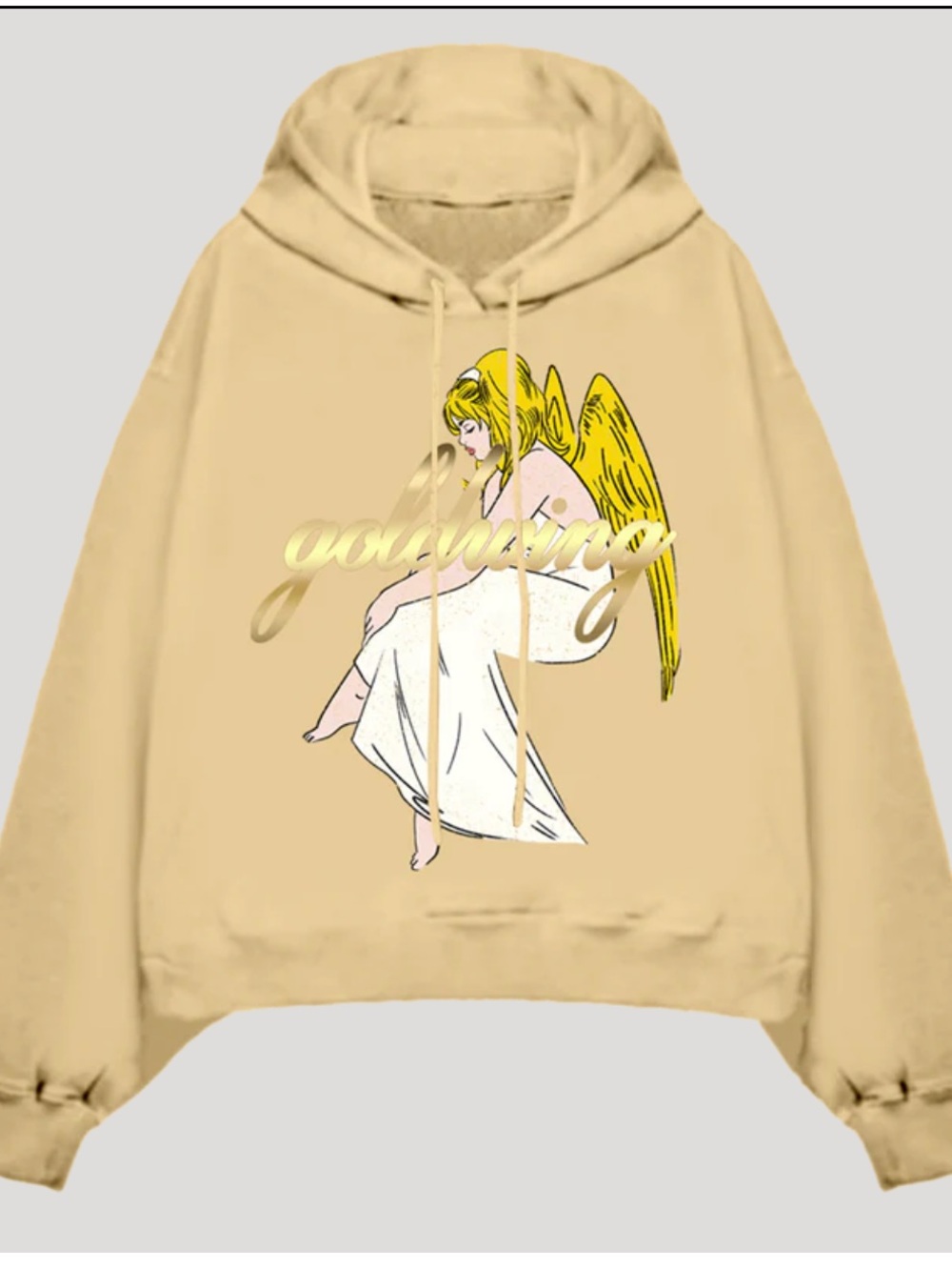 BIllie Eilish  official merch Goldwing Hoodie small RARE PIECE